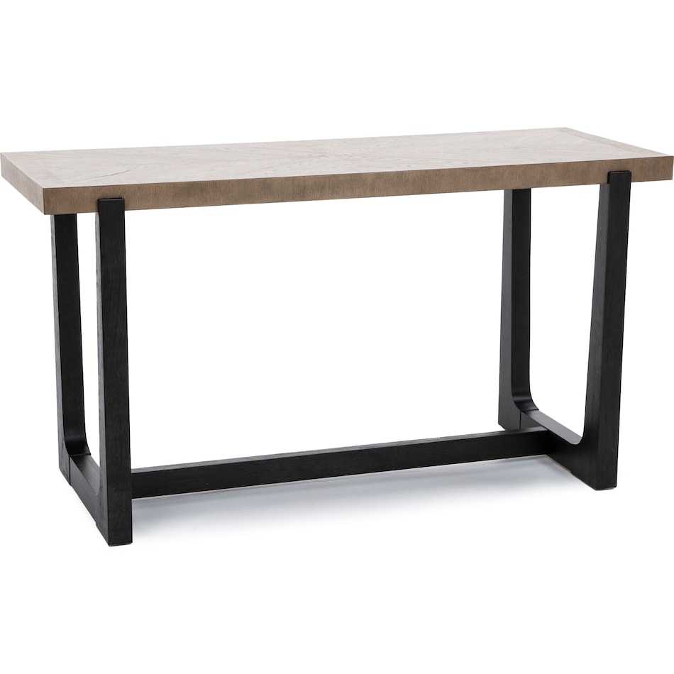 emhf carmel cocoa inch bar height table rectangle   
