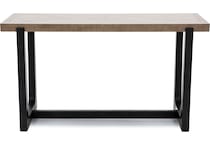 emhf carmel cocoa inch bar height table rectangle   