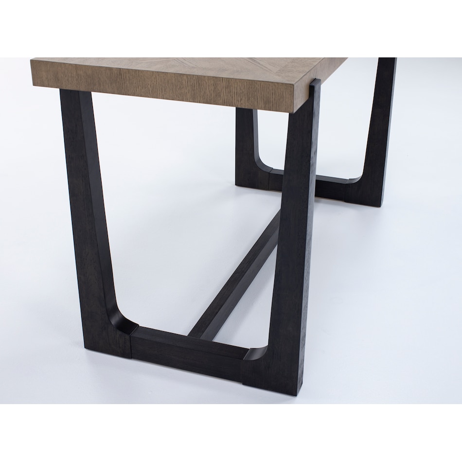 emhf carmel cocoa inch bar height table rectangle   