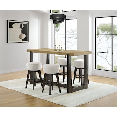 Lincoln 78" Trestle Pub Table