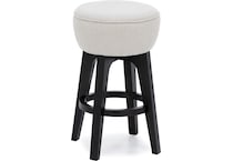 emhf ivory fluff inch & over bar seat stool   