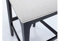 emhf ivory inch & over bar seat stool   