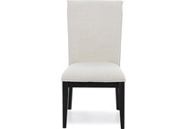 emhf lincoln ivory inch standard seat height side chair   