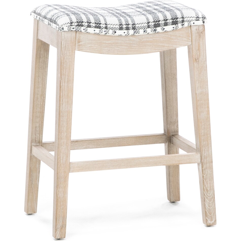 esfl grey inch & over bar seat stool   