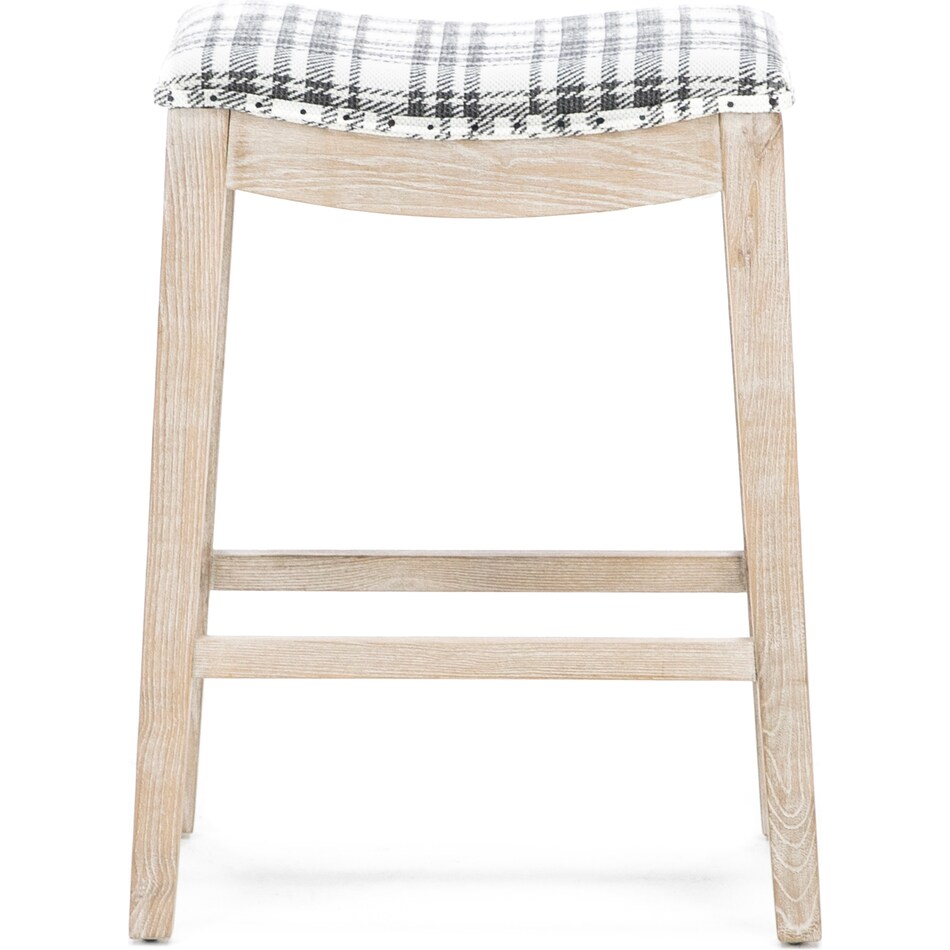 esfl grey inch & over bar seat stool   