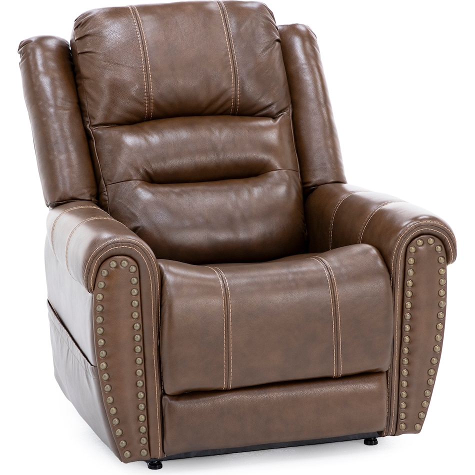 flexsteel industries brown recliner   