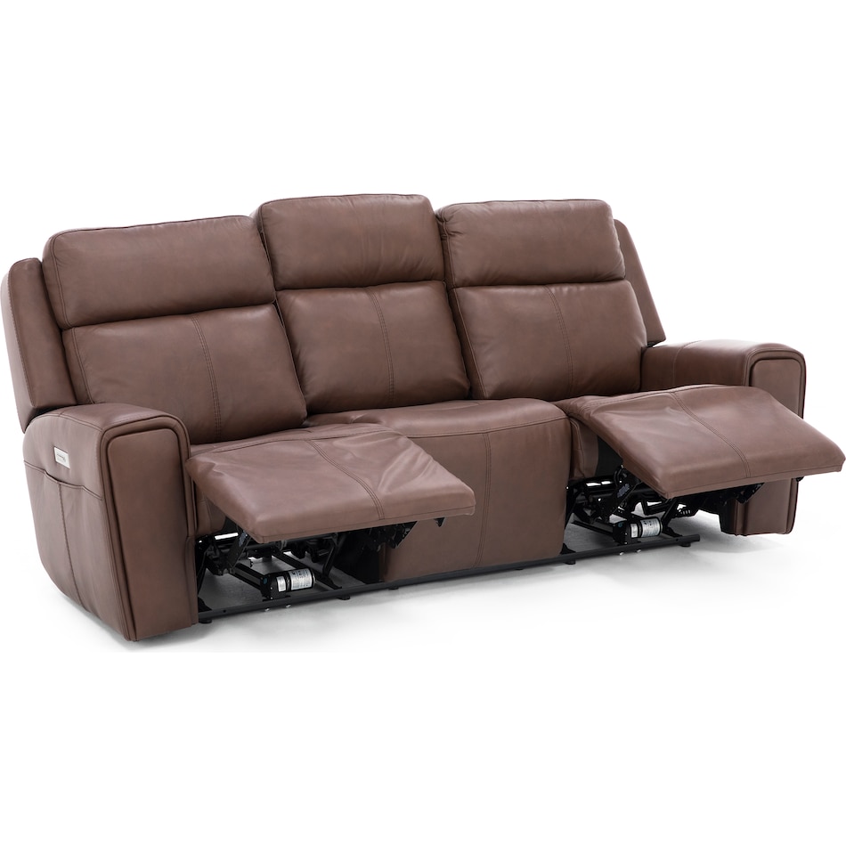 Jubilee Leather Fully Loaded Reclining Sofa | Steinhafels