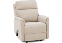 flexsteel beige recliner z  
