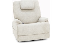 flexsteel beige recliner   