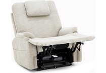 flexsteel beige recliner   