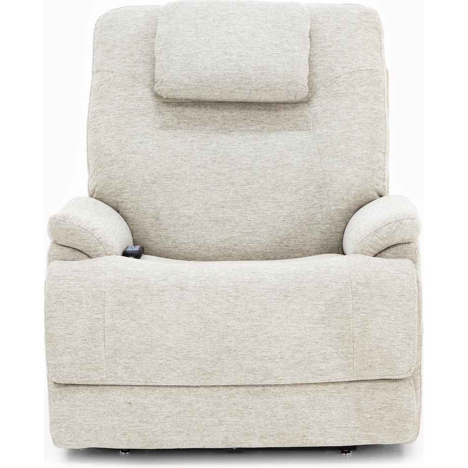 flexsteel beige recliner   