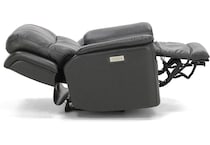 flexsteel black recliner   