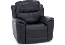 flexsteel black recliner z  