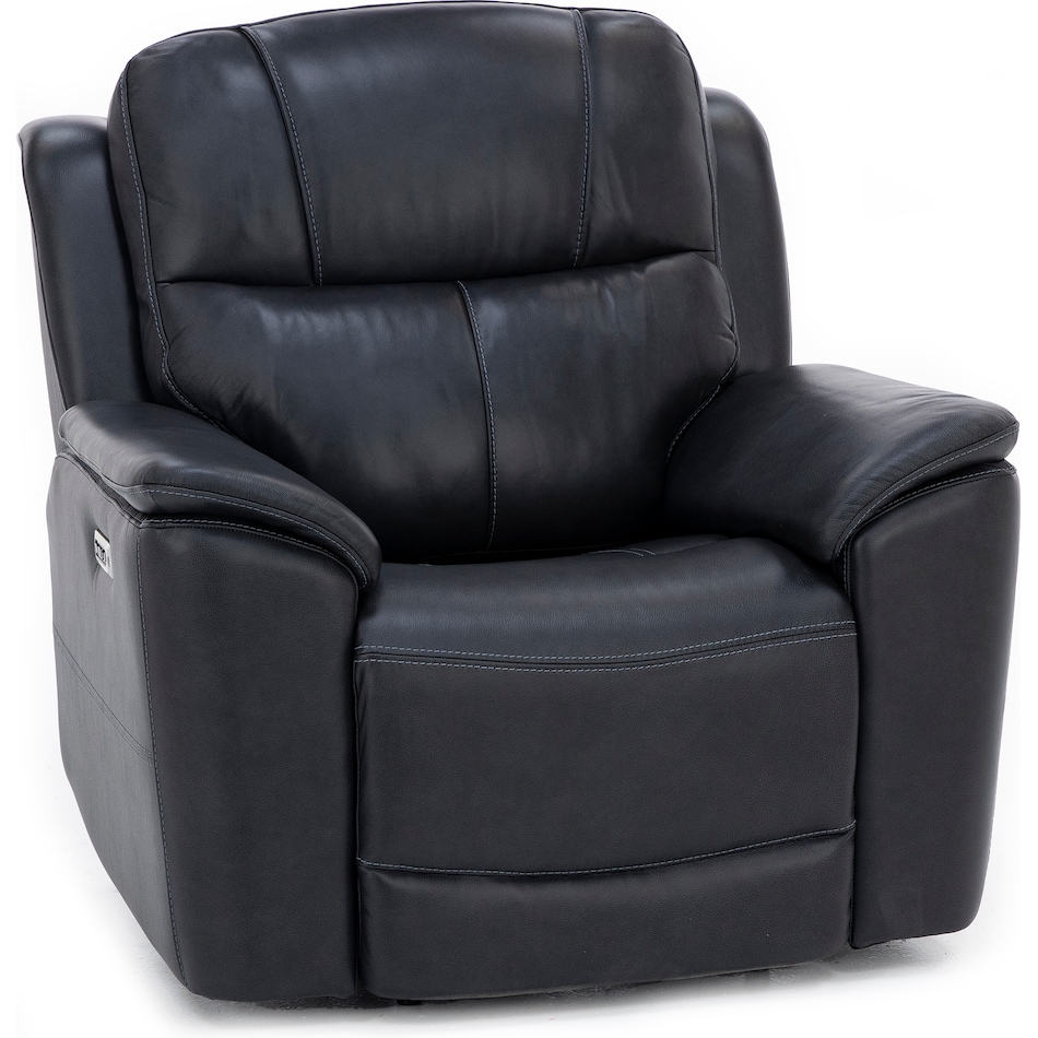 flexsteel black recliner z  