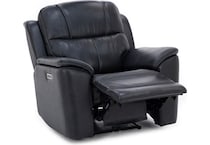 flexsteel black recliner z  