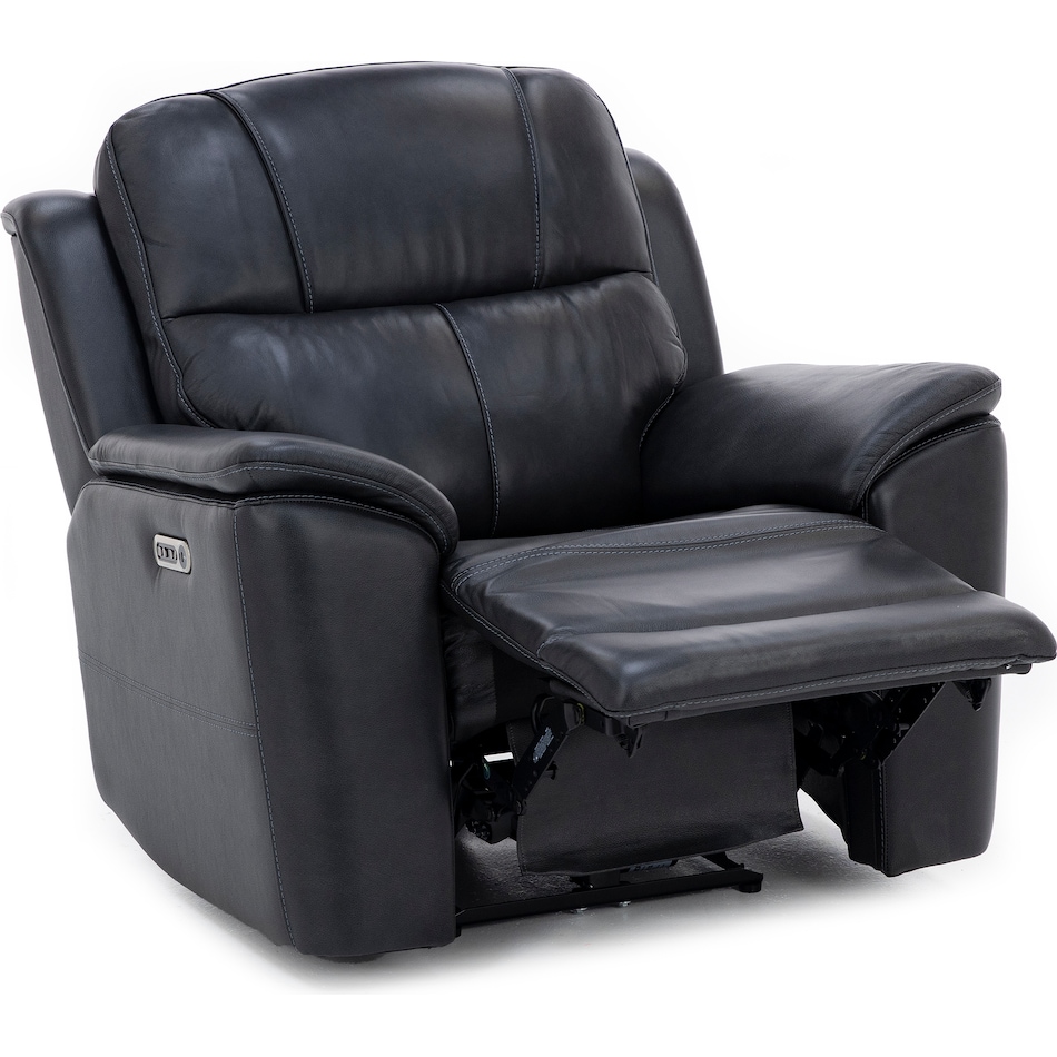 flexsteel black recliner z  