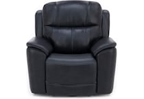 flexsteel black recliner z  
