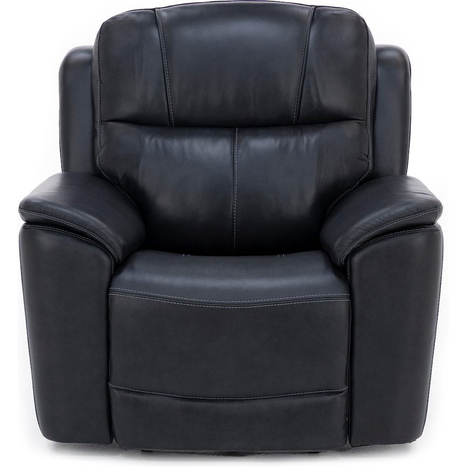 flexsteel black recliner z  