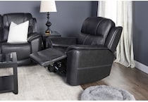 flexsteel black recliner lifestyle image z  