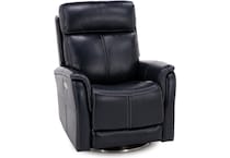 flexsteel blue recliner z  