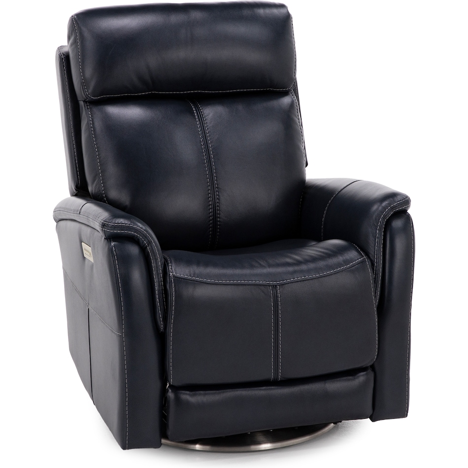 flexsteel blue recliner z  