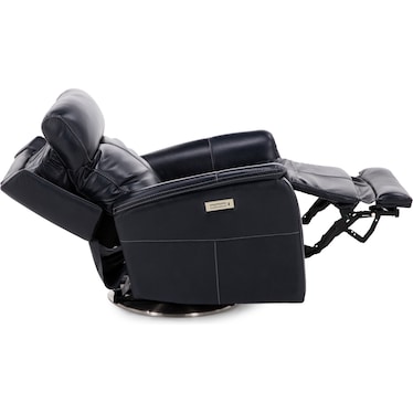 Flexsteel MOVE360 Leather Fully Loaded Swivel Recliner