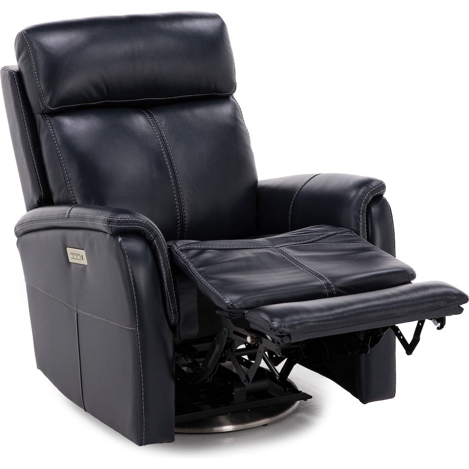 flexsteel blue recliner z  