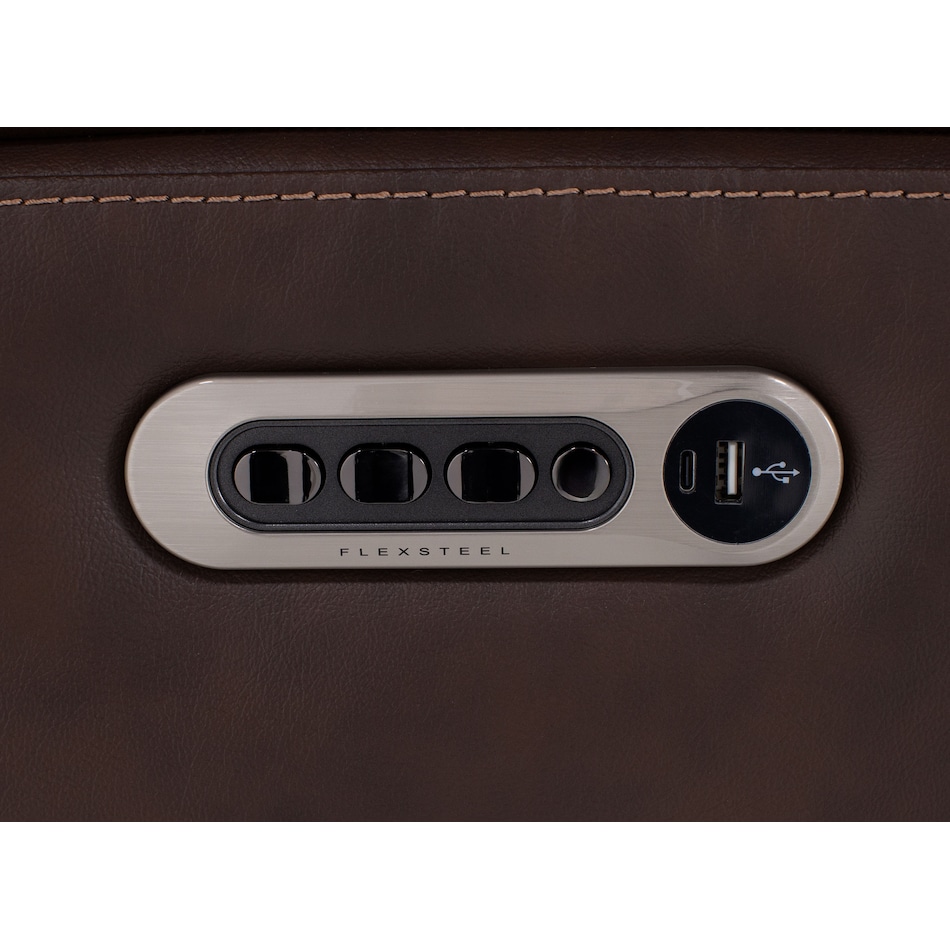 flexsteel brown  inches and under   