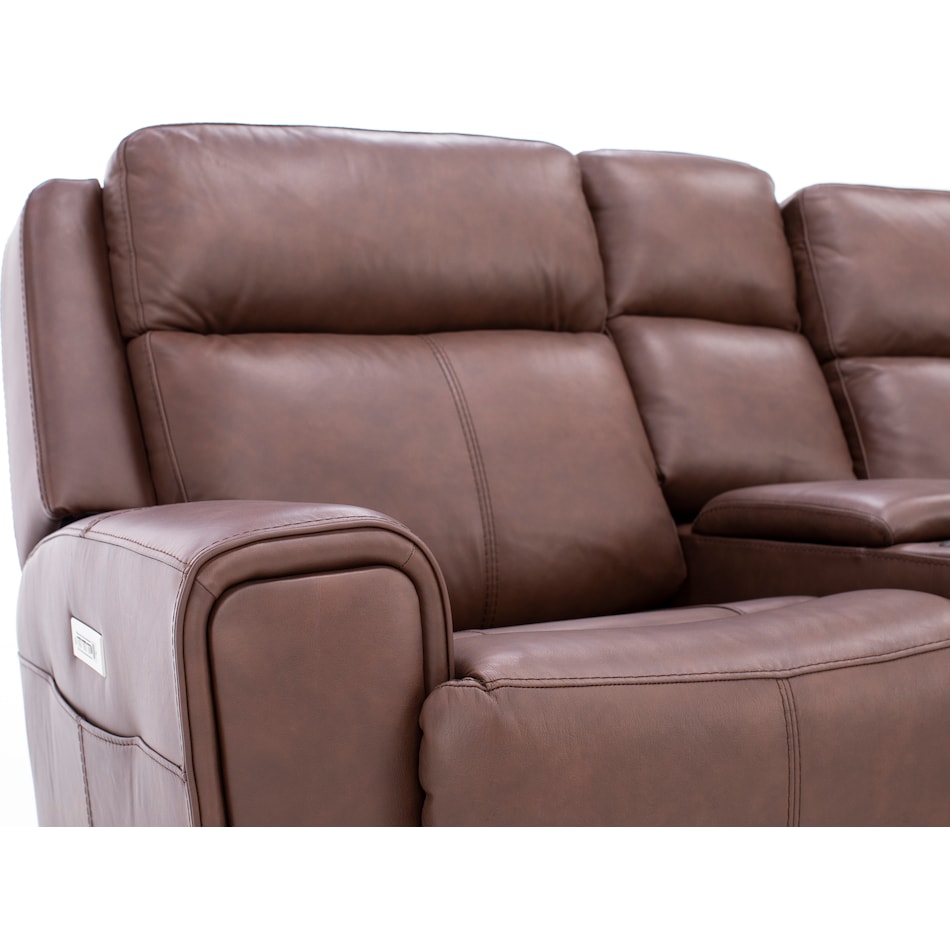 flexsteel brown  to  inches   