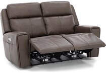 flexsteel brown  to  inches   