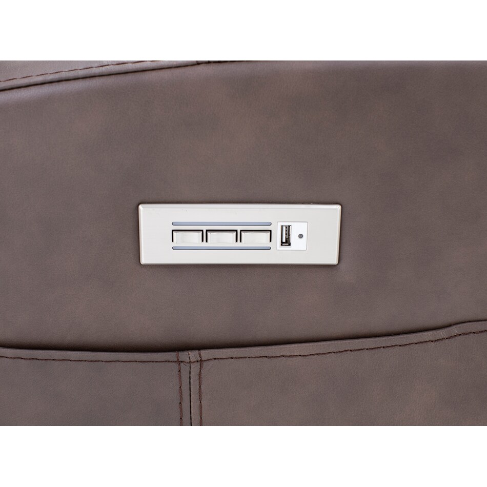 flexsteel brown  to  inches   