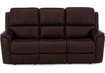 flexsteel brown  to  inches z  
