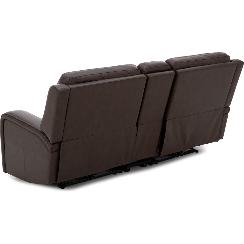 flexsteel brown mtn lth sectional piece pkg  