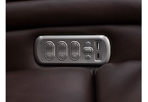 flexsteel brown mtn lth sectional piece pkg  