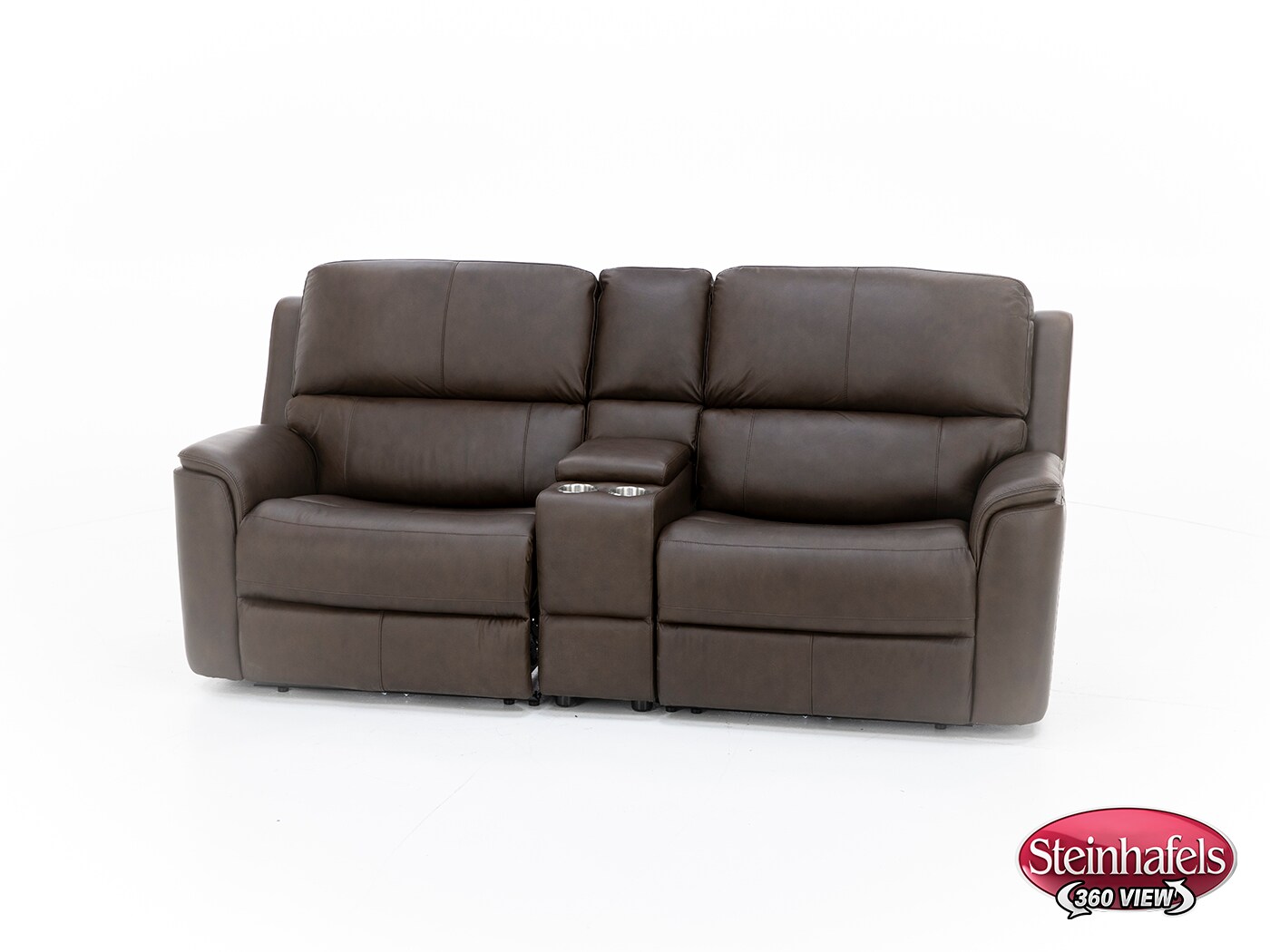 flexsteel brown mtn lth sectional piece  image pkg  