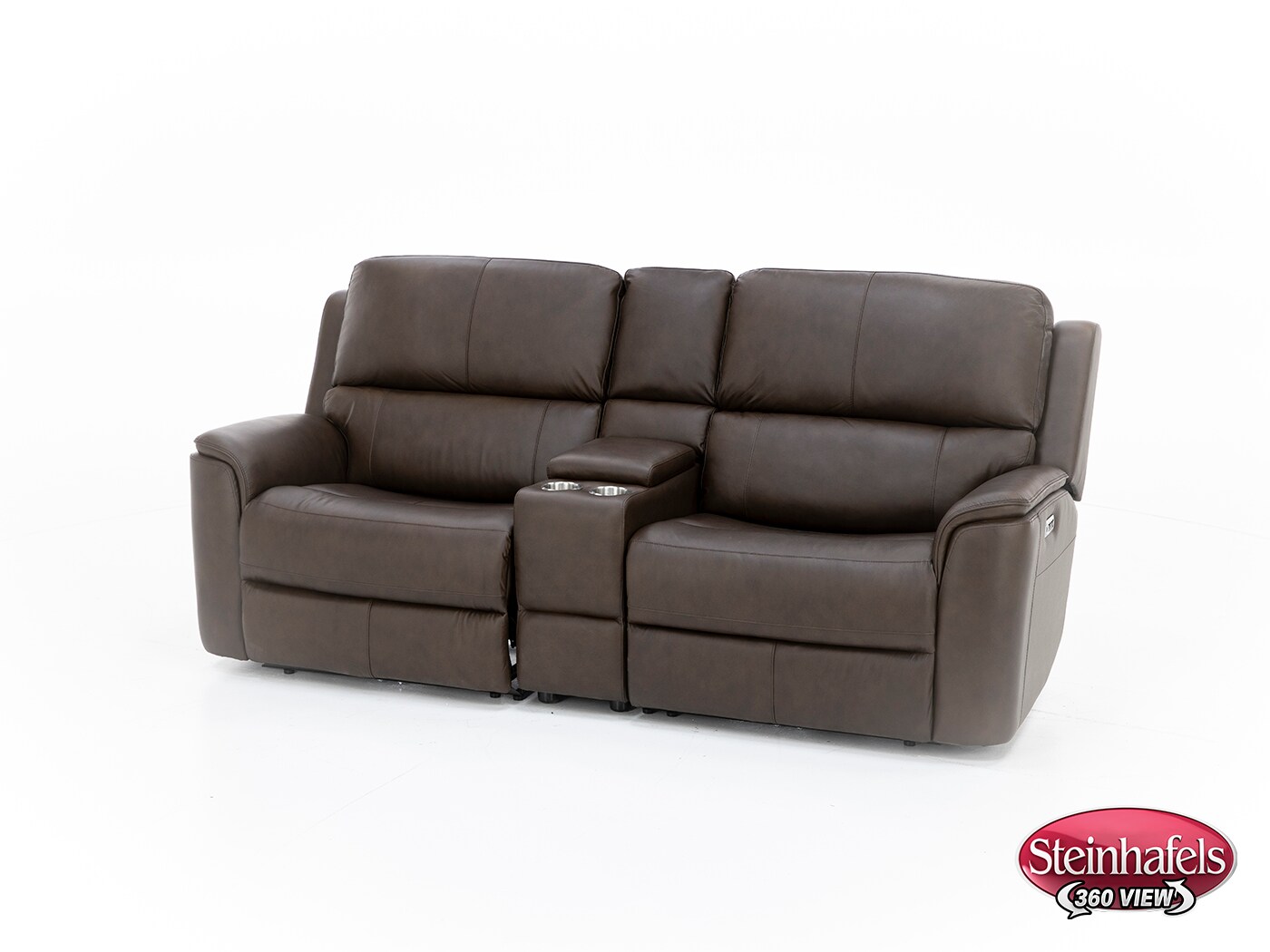 flexsteel brown mtn lth sectional piece  image pkg  