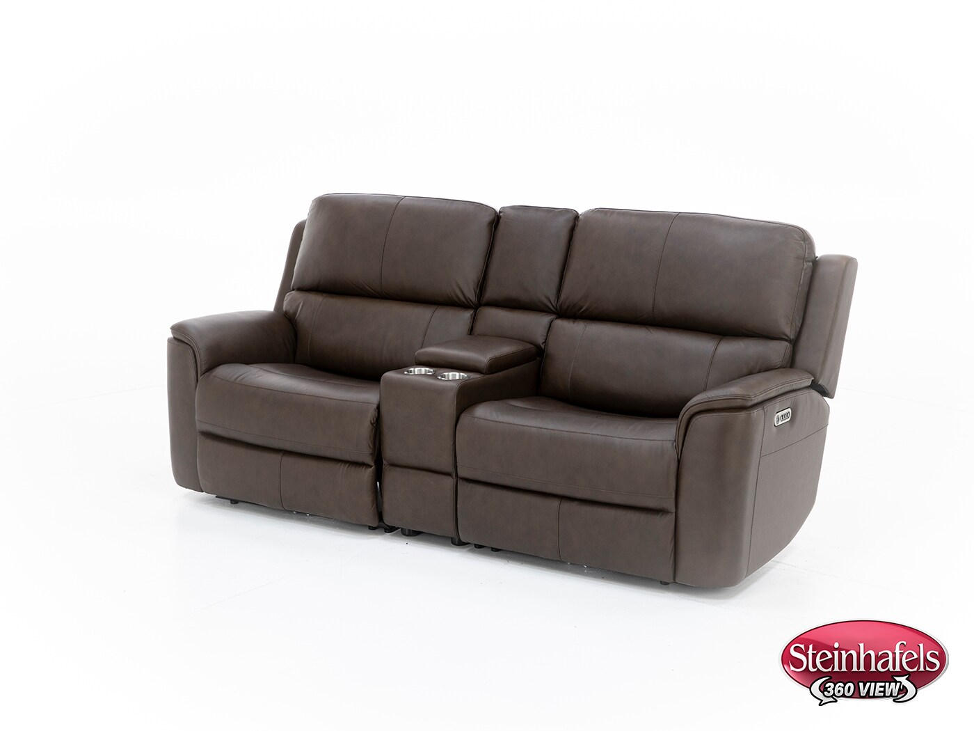 flexsteel brown mtn lth sectional piece  image pkg  