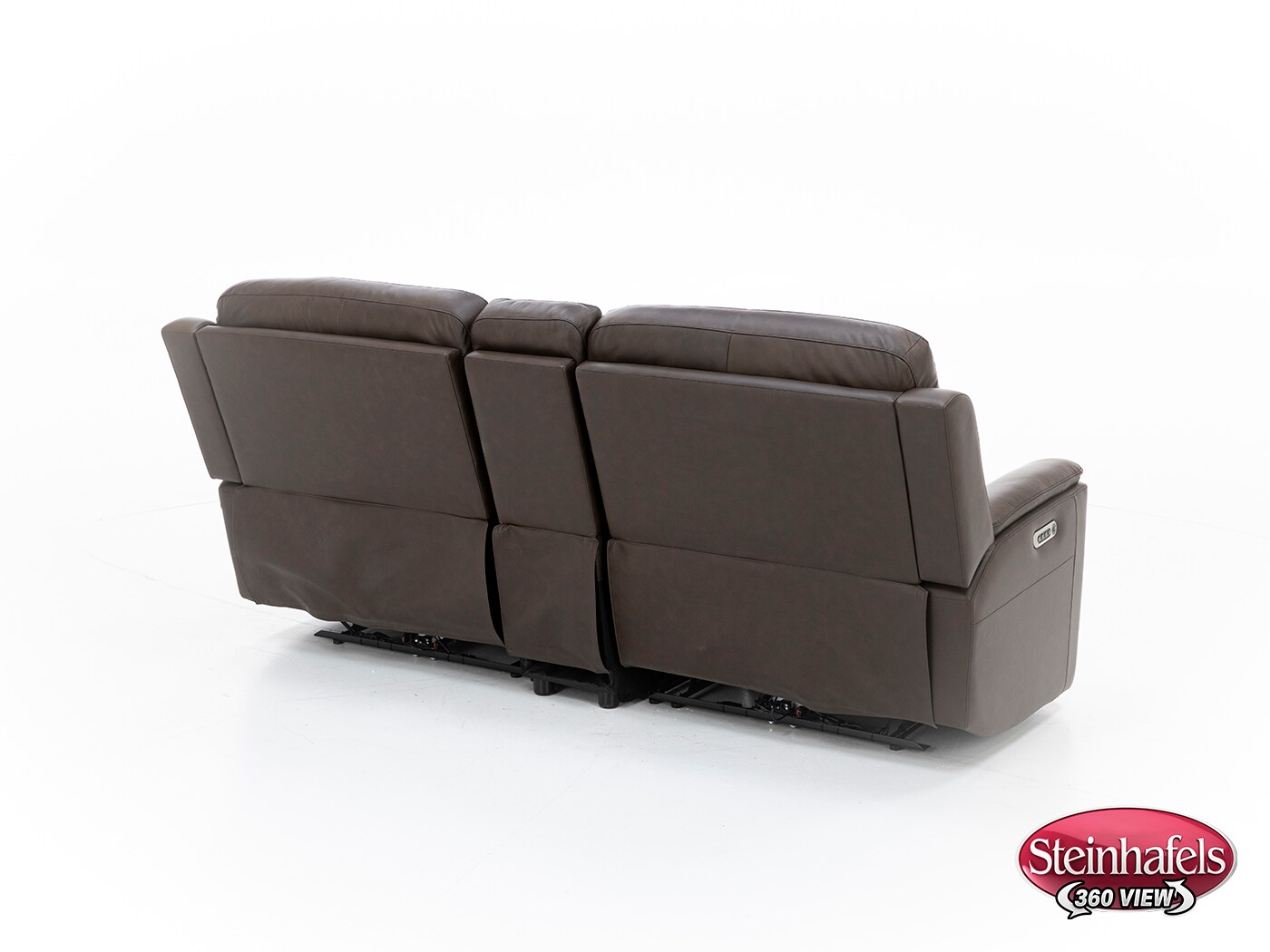 flexsteel brown mtn lth sectional piece  image pkg  