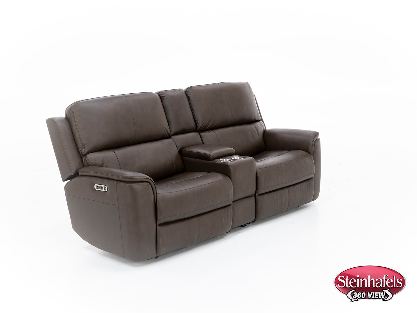 flexsteel brown mtn lth sectional piece  image pkg  