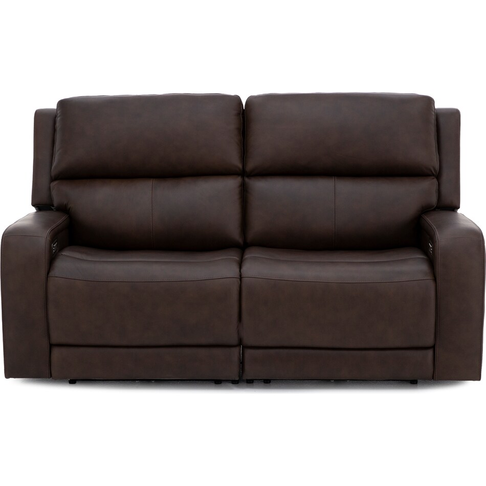 flexsteel brown mtn lth sectional piece pkg  