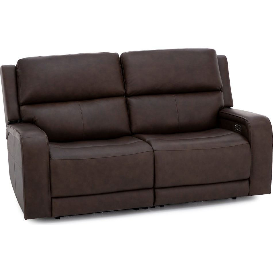 flexsteel brown mtn lth sectional piece pkg