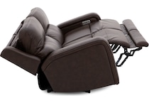 flexsteel brown mtn lth sectional piece pkg  