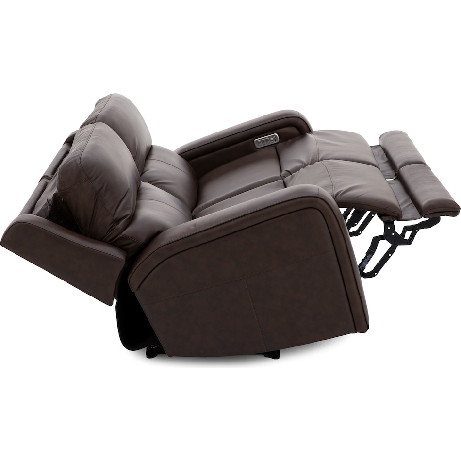 flexsteel brown mtn lth sectional piece pkg  