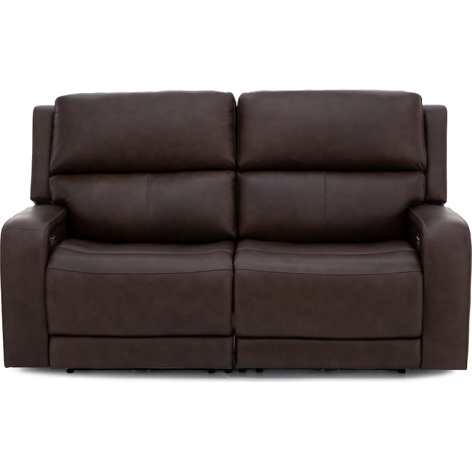 flexsteel brown mtn lth sectional piece pkg  
