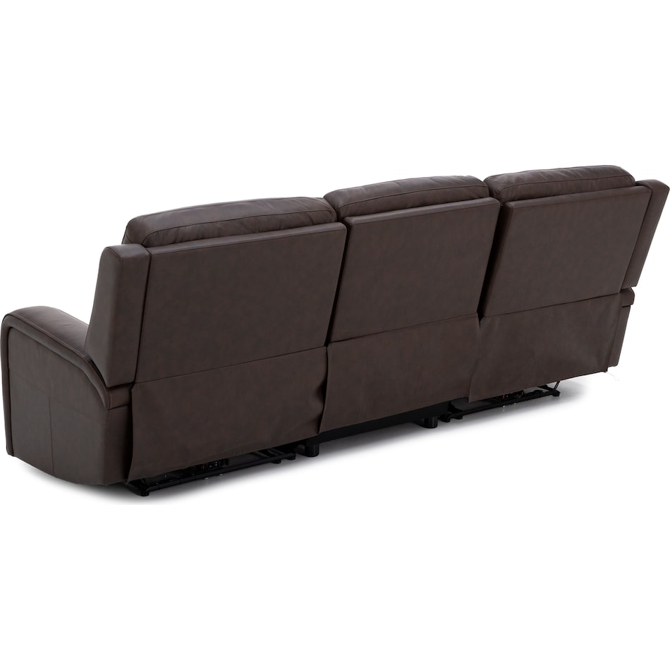 flexsteel brown mtn lth sectional piece pkg  