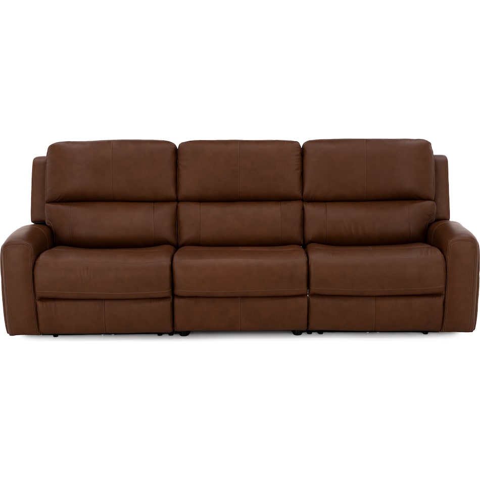 flexsteel brown mtn lth sectional piece pkg  