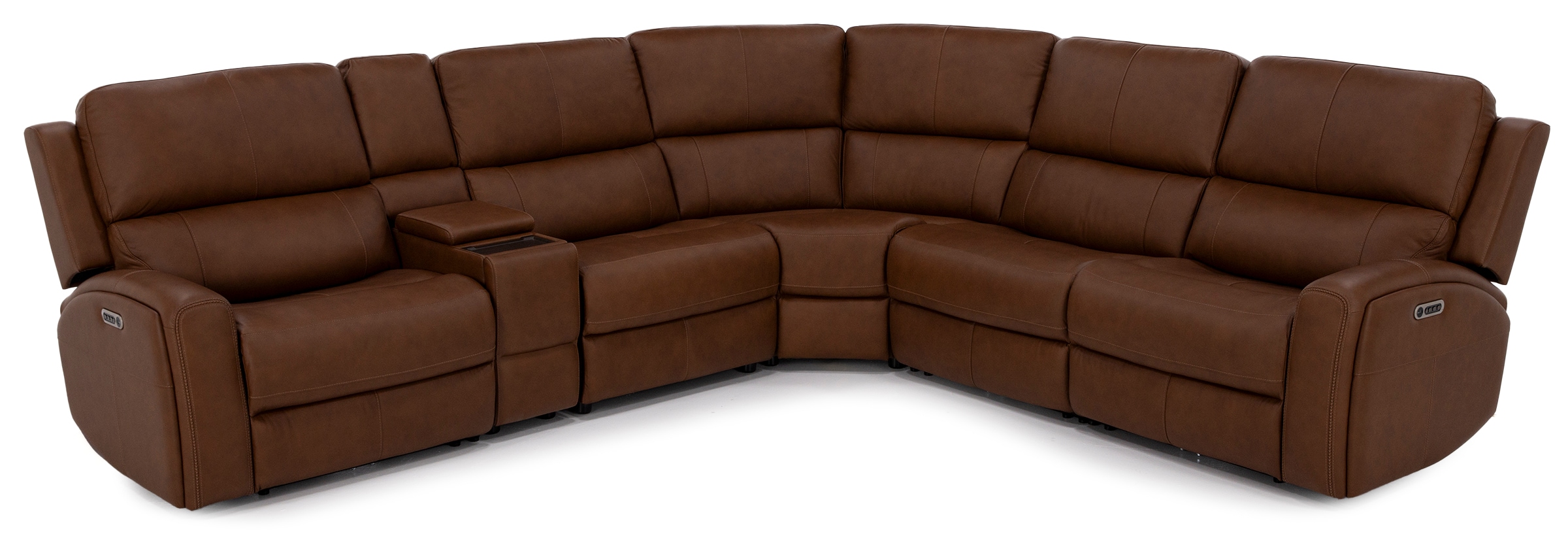 Flexsteel Landon 6-Pc. Leather Fully Loaded Zero Gravity Reclining
