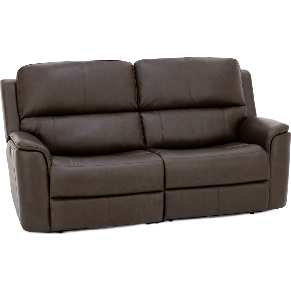 flexsteel brown mtn lth sectional piece pkg  