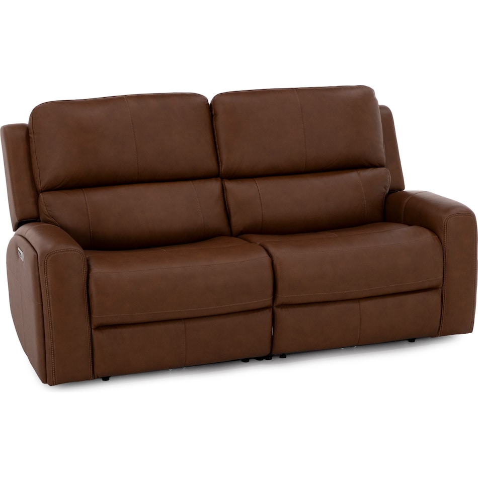 flexsteel brown mtn lth sectional piece pkg  