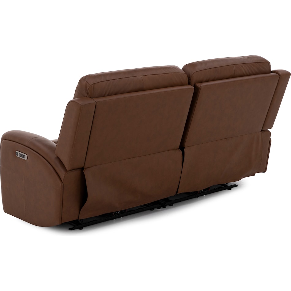 flexsteel brown mtn lth sectional piece pkg  